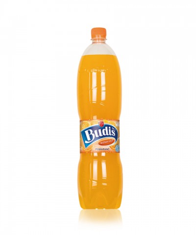 Budiš minerálna voda s príchuťou pomaranču 1,5l. / 1ks