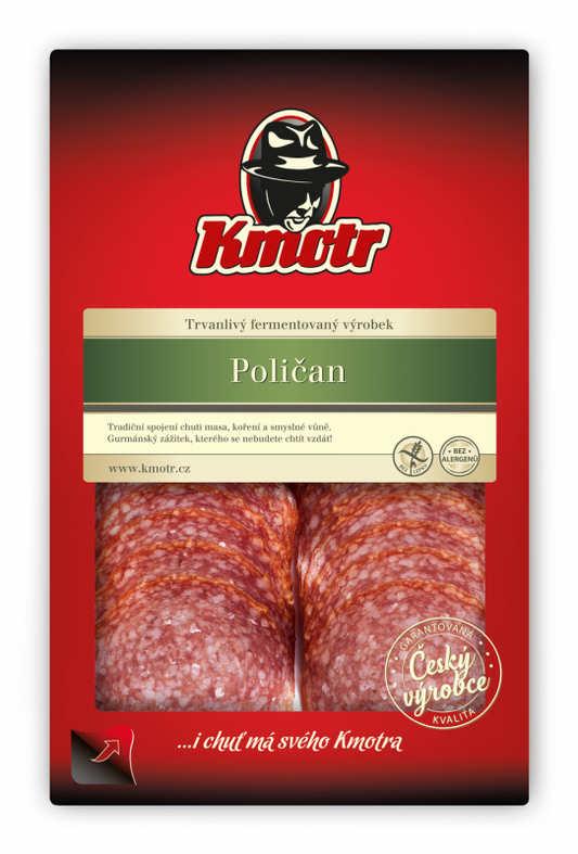 Kmotr Poličan krájaný 75g. / 1ks